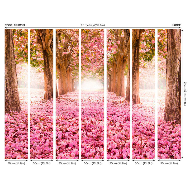Choncey Wall Mural, 280cm L x 350cm W