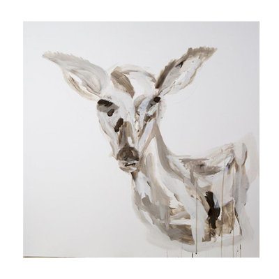 «Deer Head Study I» par Mia Malcolm Studio - Peinture