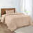 5pc Comforter Set - All Season Down Alternative Comforter with Shams and Bed Skirt - Quilted Duvet Insert with Corner Tabs-110971796-110971794