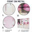 Pop Art, lèvres roses - mode, décoration murale, impression sur métal-1274895492