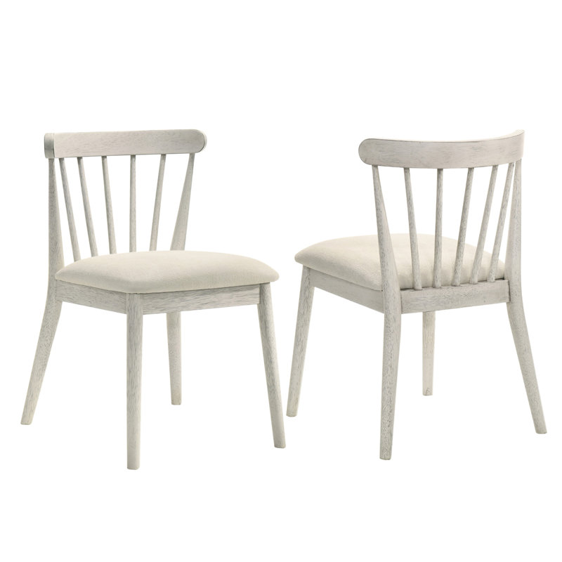 Chaise d'intérieur, chaise d'appoint de salle à manger rustique 2 pièces, chaise à cadre en bois pour l'intérieur