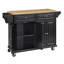 Idlewild Solid Wood Top Kitchen Cart-778771934