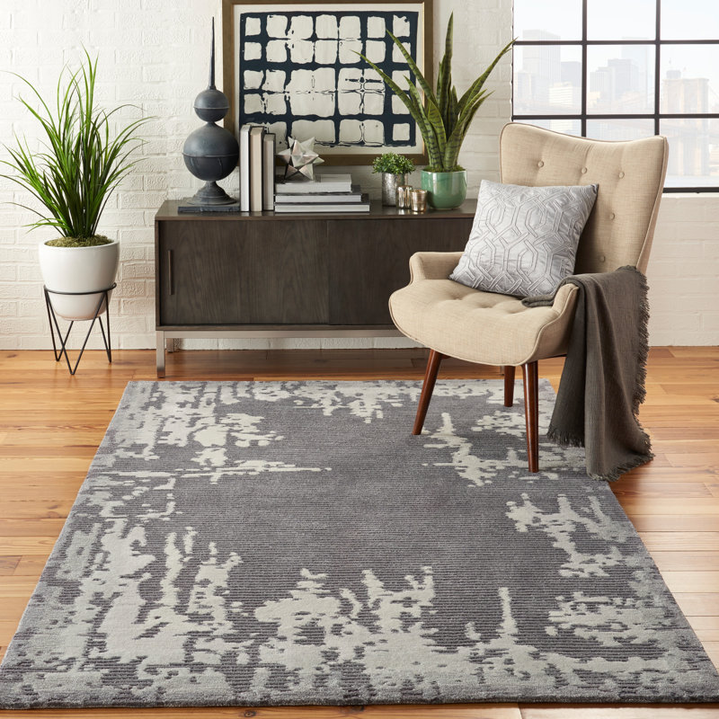 Lavonne Abstract Indoor Rug, Rectangle 5'3" x 7'9"