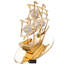 Sculpture pour bateau à mayflower crystal garniture cloutée-35981339