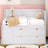 Twin Daybed Frame, Drawers, Shelves-477615742