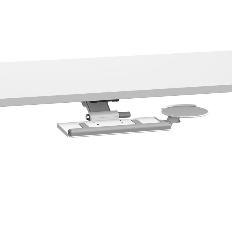 6G System, White 900 Underdesk Keyboard And High Clip Mouse