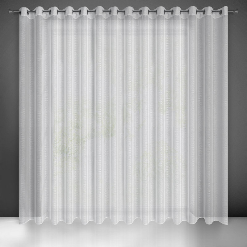 Kanethia Sheer Curtain Single Panel, 250cm H x 300cm W