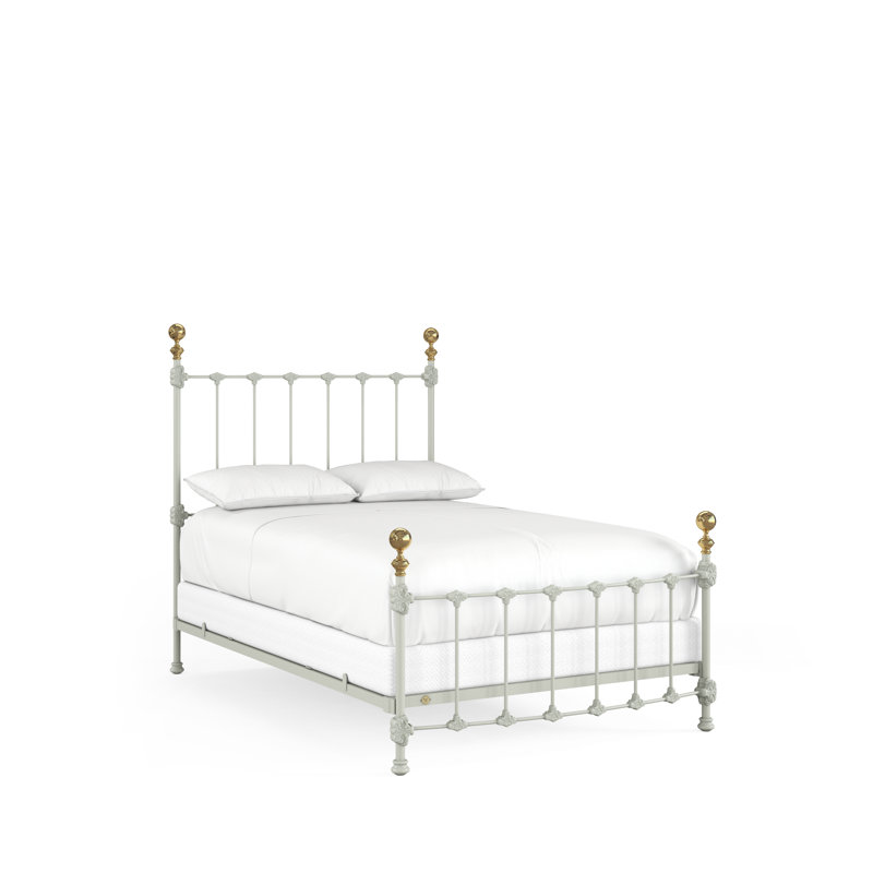 151 Palatial Bed | Complete Standard, Full, Gunmetal/Antique Gold