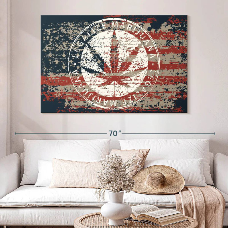 Marijuana drapeau américain