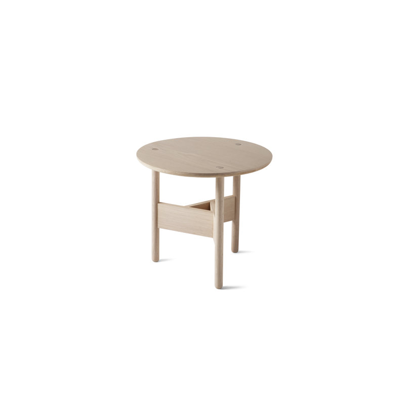 Solid Wood End Table, Natral Oak