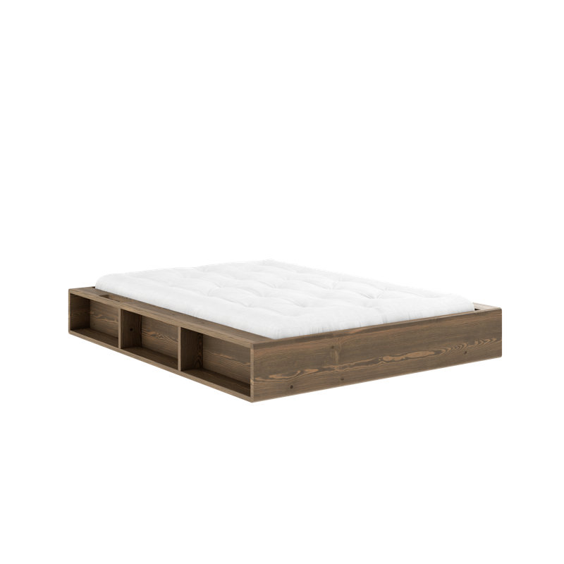 Ziggy Bed Frame, FSC certified pine wood, Made in Europe, Scandinavian Design, choose your size and color