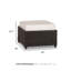 Siesta Key Square Outdoor Sunbrella® Ottoman Patio Ottoman-1151447026