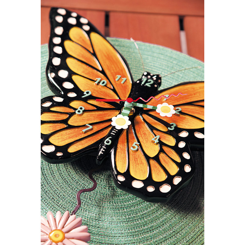 Allen Designs Spread Your Wings - Horloge murale à pile 8,66 po