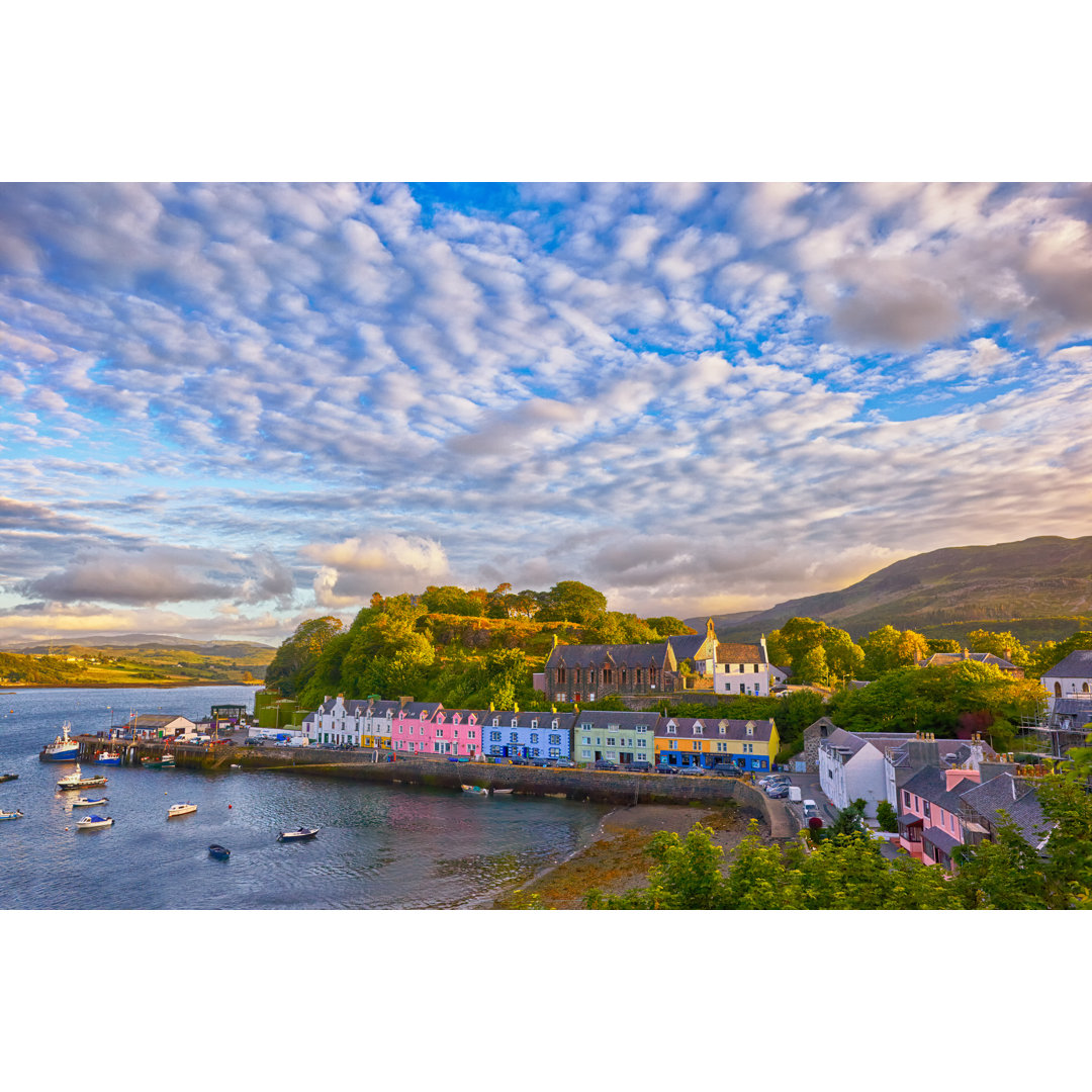 Blick auf Portree - Drucken