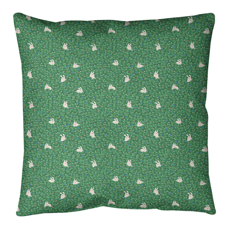 Coussin de sol Katelyn Elizabeth, 28 po x 28 po, Jade