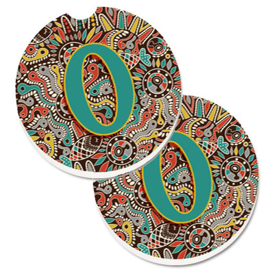 Sous-verre voiture tribal initial