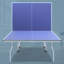 Ensemble de table de ping-pong pliable et portable de 9 pi de taille moyenne pour jeux de table d'intérieur, comprenant un filet, 2 raquettes et 3 balles