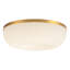 Jada 12-in Gold dimmable LED Flush Mount-1441087404