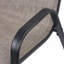 Ensemble de chaises de salle à manger d'extérieur 6 pièces, siège ergonomique large, capacité de 350 lb par chaise, structure en métal Teslin imperméable et résistante à la rouille, idéale pour la terrasse, le jardin, la salle de banquet et l'utilisation commerciale