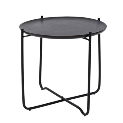 Covina Solid Wood Tray Top End Table