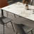 Simple and elegant dining table-836585369
