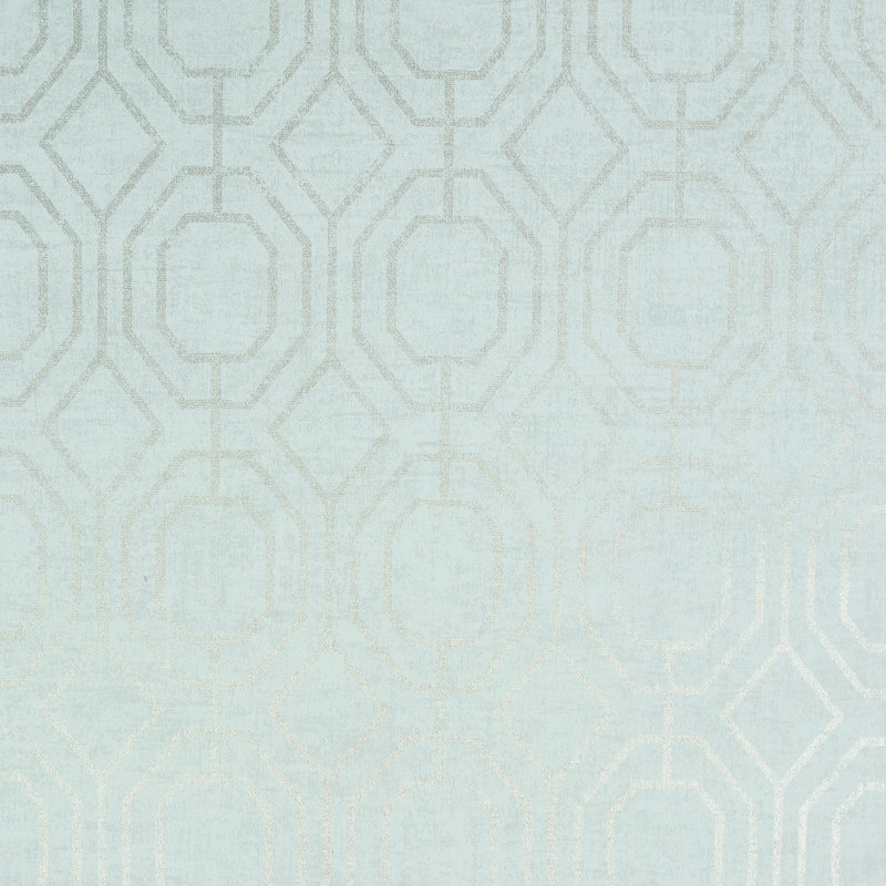 Superfresco Easy Luxe Duck Egg Geometric Wallpaper, Champagne