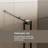 Glass Shower Door, Sliding Shower Screen with Stainless Steel, 1/4 Inch Tempered Panel, Dual Usage-117430475