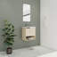 Meuble-lavabo mural simple 20 po avec comptoir en céramique