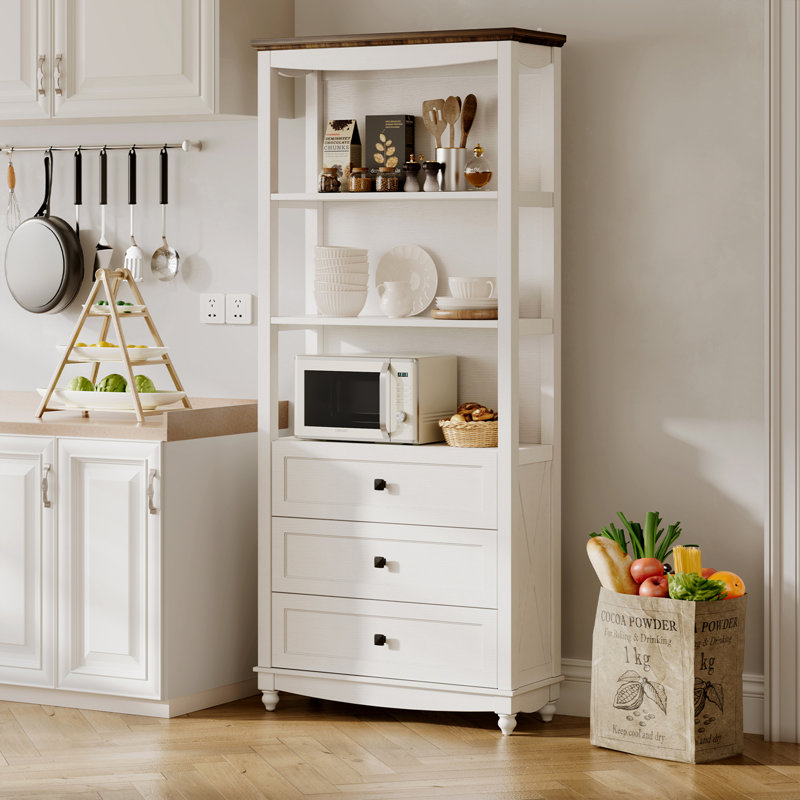Bibliothèque standard H 70,9 po x l 31,5 po avec 3 tablettes ouvertes