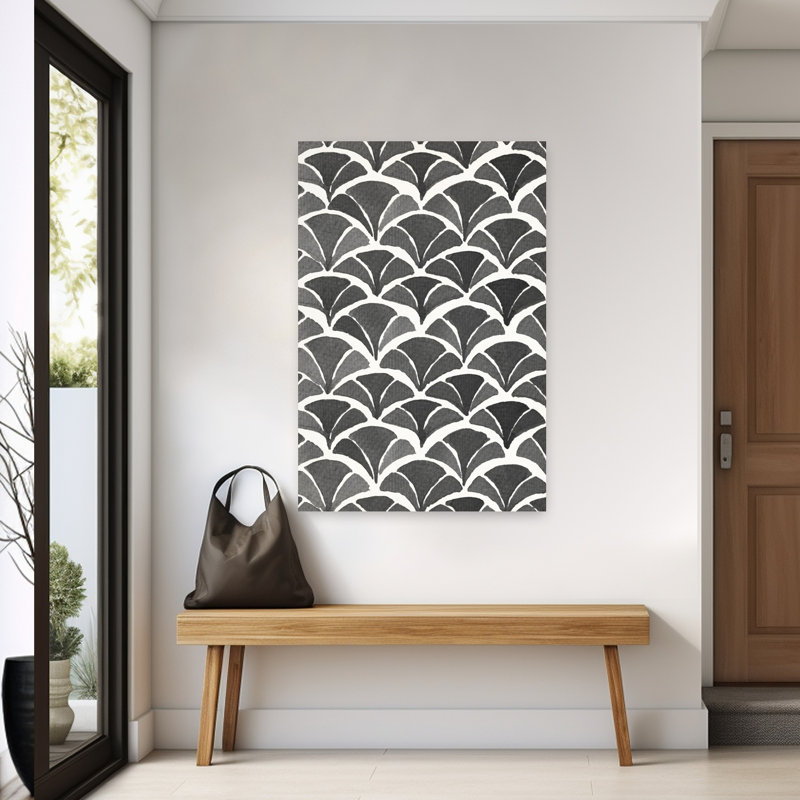 Art contemporain abstrait géométrique, H 60 po x l 40 po
