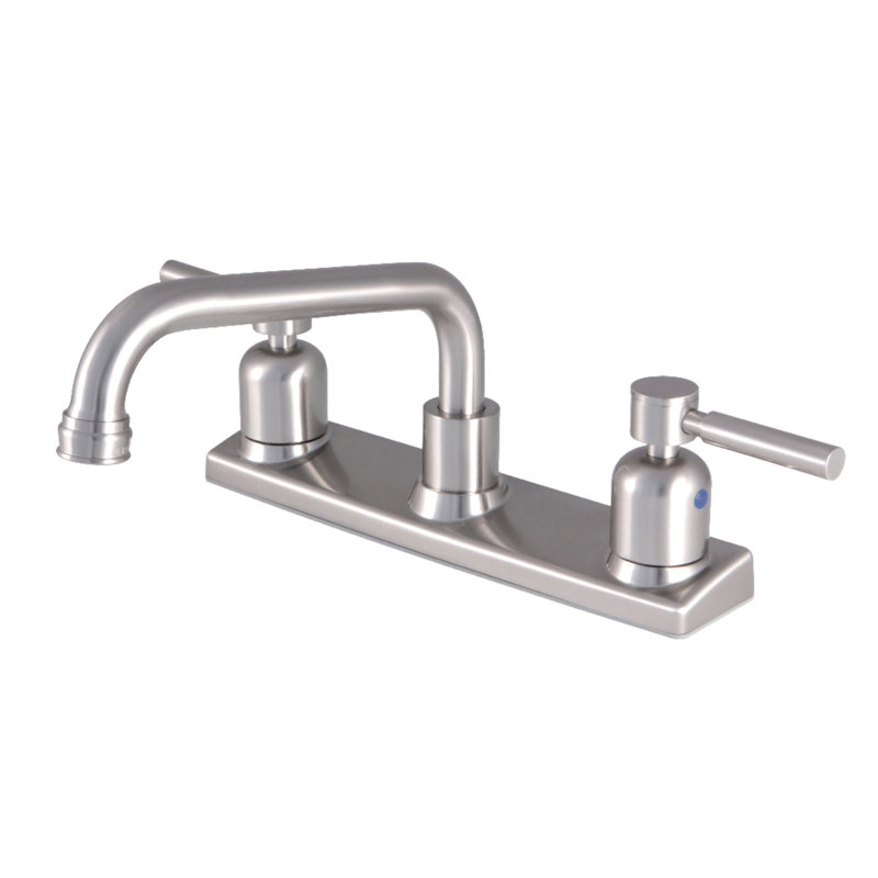 Kingston Brass Concord Two-Handle 2-Hole 8" Centerset Kitchen Faucet