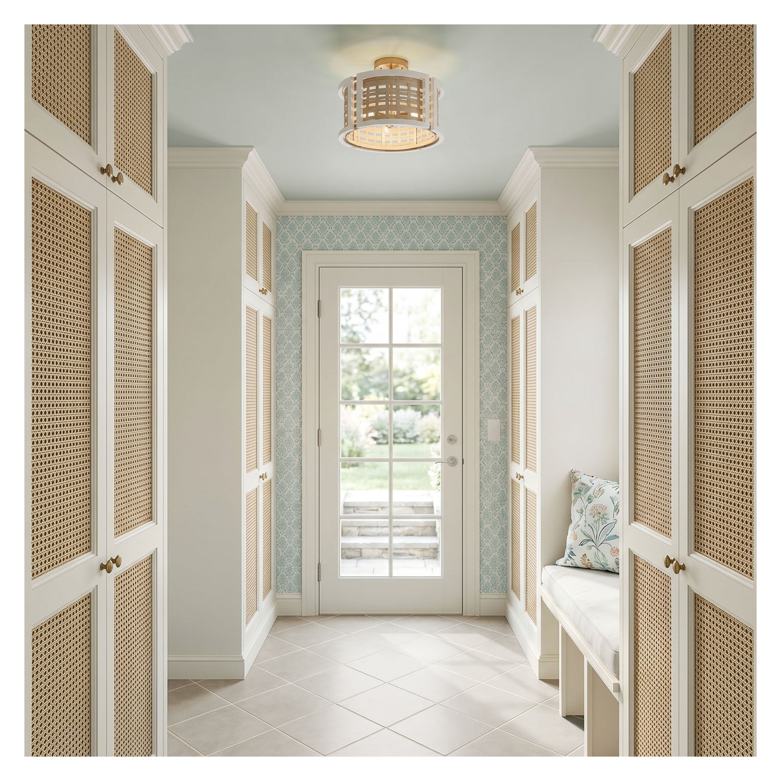 4 Light Dimmable Pendant