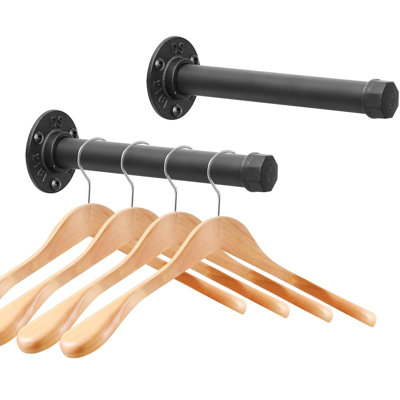30.48cm Industrial Pipe Clothing Rack
