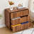 Molded 31.5"Fluted 3-Drawer Dresser-1250958327