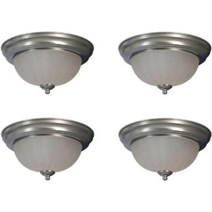 Glass Flush Mount (Set of 4)