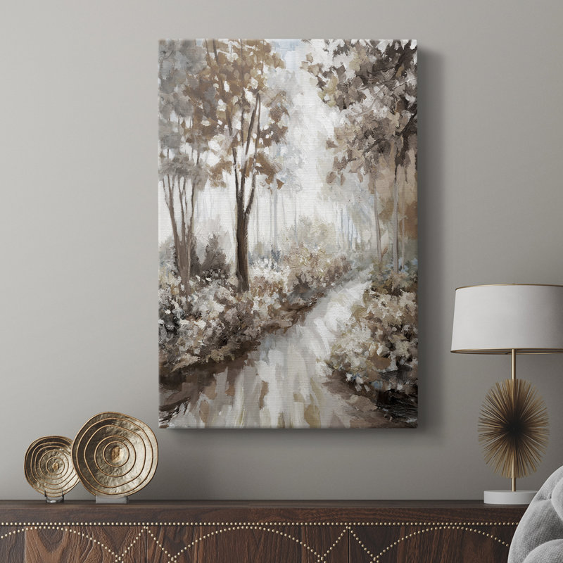 Into the Woods -Custom Wrapped Gallery Cavas, 48" H x 32" W