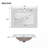 24" Bathroom Vanity with Solid Wood Frame