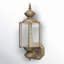Lanterne murale d'extérieur en verre biseauté H 17,5 po Amberdawn-22669969