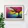 XH1022-7241X Pure Tree In Colour Abstract - Single Picture Frame Print