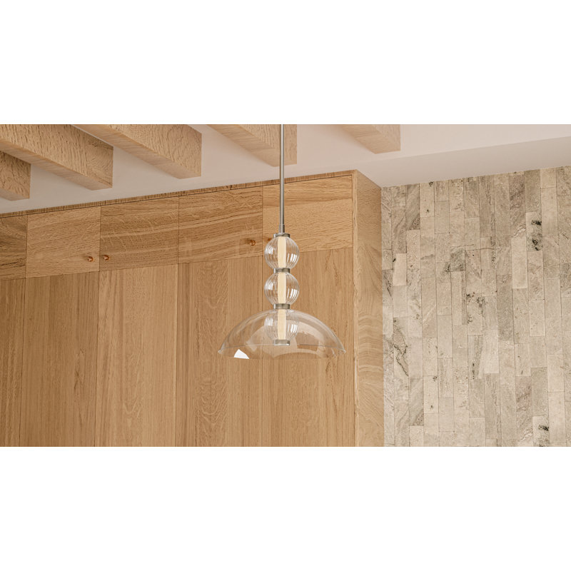 Chestertown Integrated LED Pendant, Polished Chrome