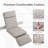 Serita Outdoor PE Wicker Adjustable Reclining Lounge Chair With Cushions-1557086990