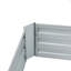 Kajsa 72" W Metal Raised Garden Bed, Galvanized Steel Garden Planter Box-46476291