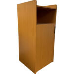 Wood Tray Top Receptacle Trash Bin 2 Colours Available