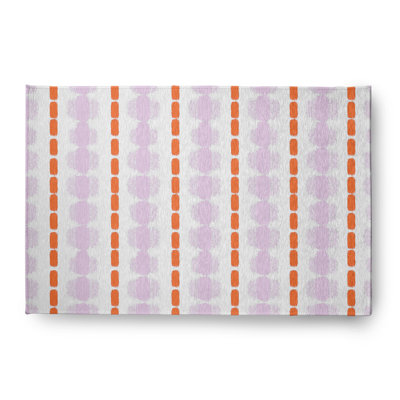 Deferiet Chenille Striped Indoor Rug