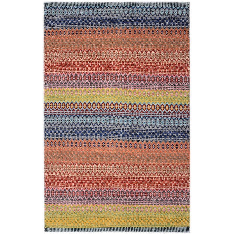 Saffron Chevron Hand Knotted Area Rug, Rectangle 160 x 230cm