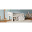 Lit mezzanine double avec rangement, tête de lit avec lumière DEL, blanc-197478935-197478934