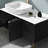 Nordic style marble bathroom cabinet