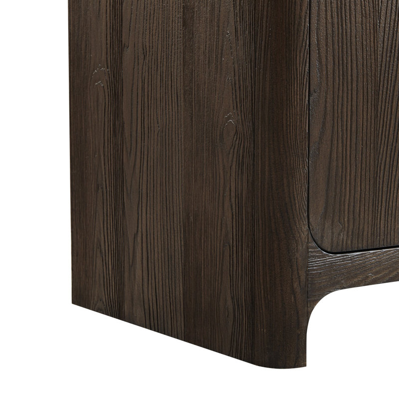 Gracyn 71.75'' W Double Bathroom Vanity Base, Sable