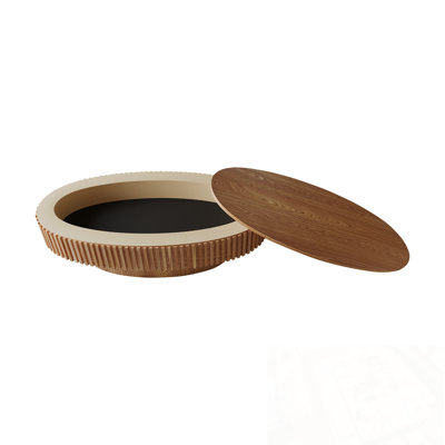 Oval Hoerner with flip top Storage