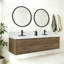 Meuble-lavabo mural 84 po avec armoires et tiroirs flottants 84 po-156751859-156751871